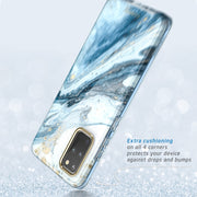 Galaxy S20 Plus Cosmo Case - Marble Blue