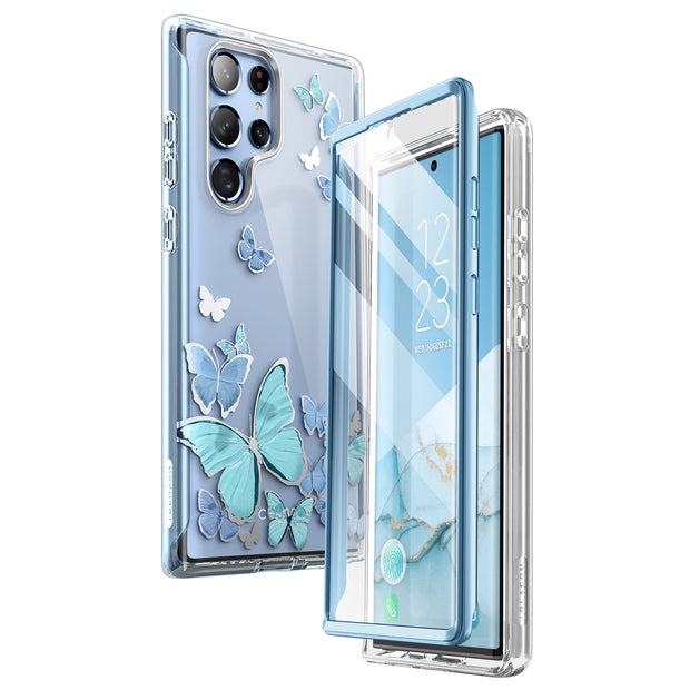 Galaxy S22 Ultra Cosmo Case - Blue Butterfly