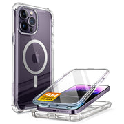 iPhone 14 Pro Max Ares Mag with Tempered Glass  Case - Clear