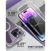 iPhone 14 Pro Ares Mag with Tempered Glass Case - Clear