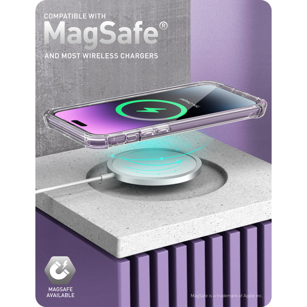 iPhone 14 Pro Max Ares Mag with Tempered Glass  Case - Clear