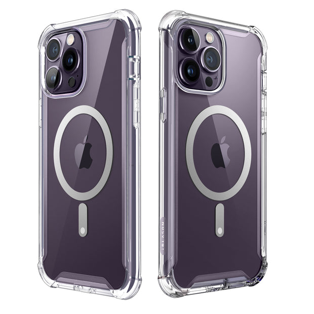 iPhone 14 Pro Ares Mag with Tempered Glass Case - Clear