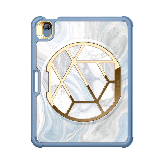 iPad 10.9 inch (2022) Cosmo Case-Marble Blue