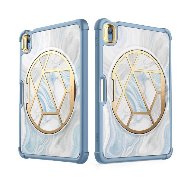 iPad 10.9 inch (2022) Cosmo Case-Marble Blue