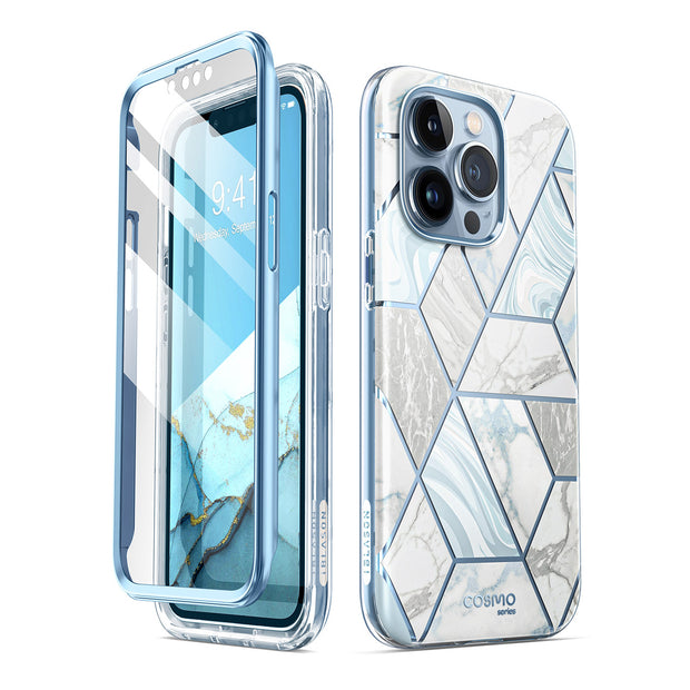 iPhone 13 Pro Max Cosmo Case - Marble Blue