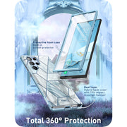 Galaxy S22 Ultra Cosmo Case - Marble Blue