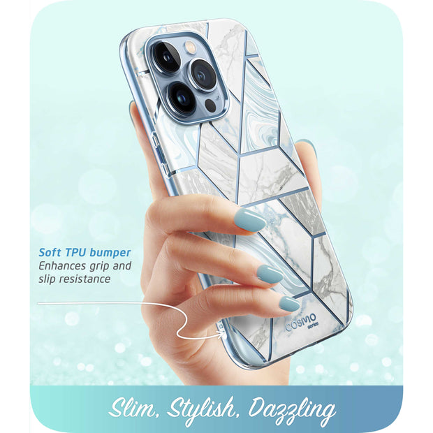 iPhone 13 Pro Max Cosmo Case - Marble Blue