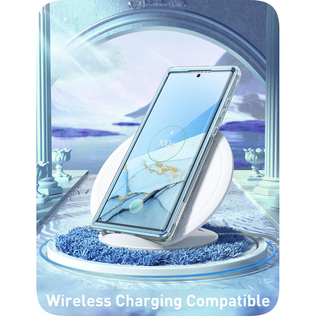 Galaxy S22 Ultra Cosmo Case - Marble Blue