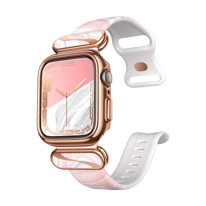 Apple Watch 40/41mm Cosmo Luxe Case Marble Pink/Rose Gold