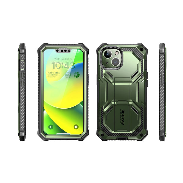 iPhone 14 Armorbox Case - Dark Green
