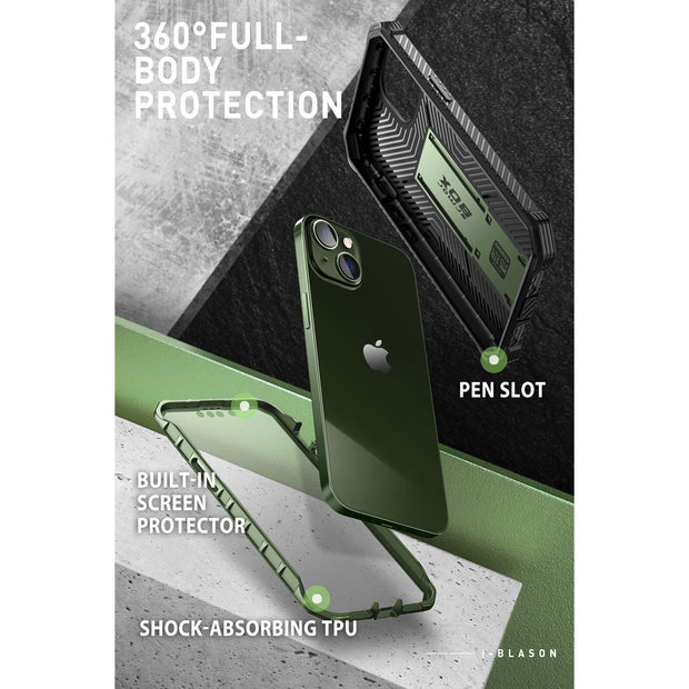 iPhone 14 Armorbox Case - Dark Green