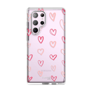 Galaxy S23 Ultra Cosmo Case -Pink Hearts