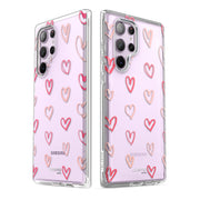 Galaxy S23 Ultra Cosmo Case -Pink Hearts
