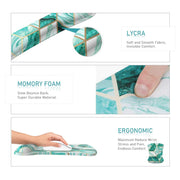 Cosmo Keyboard and Mouse Pad - Marble Green