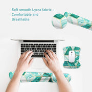 Cosmo Keyboard and Mouse Pad - Marble Green