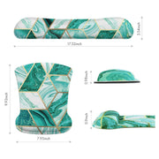 Cosmo Keyboard and Mouse Pad - Marble Green