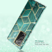 Galaxy Note20 Ultra Cosmo Case - Marble Green