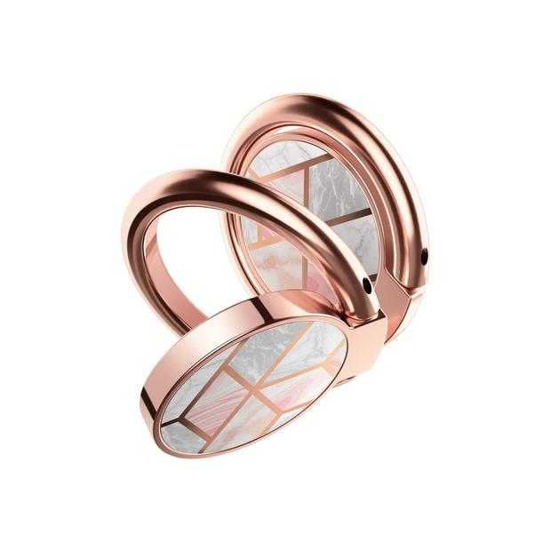 Phone Ring Holder Cosmo Snaps - Marble Pink