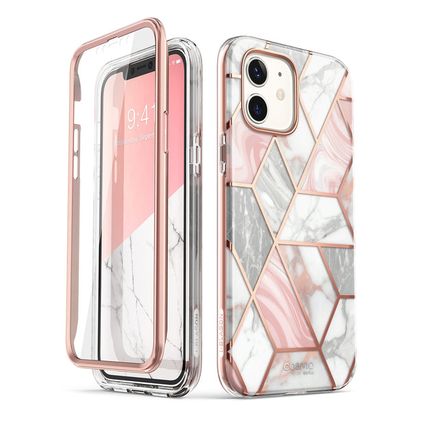 iPhone 12 mini Cosmo Case - Marble Pink