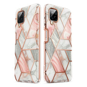 Galaxy A12 Cosmo Case - Marble Pink