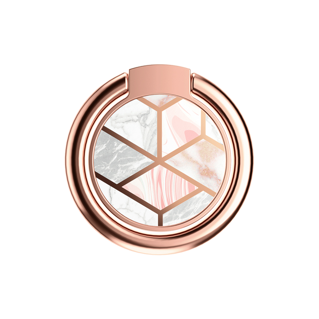 Phone Ring Holder Cosmo Snaps - Marble Pink
