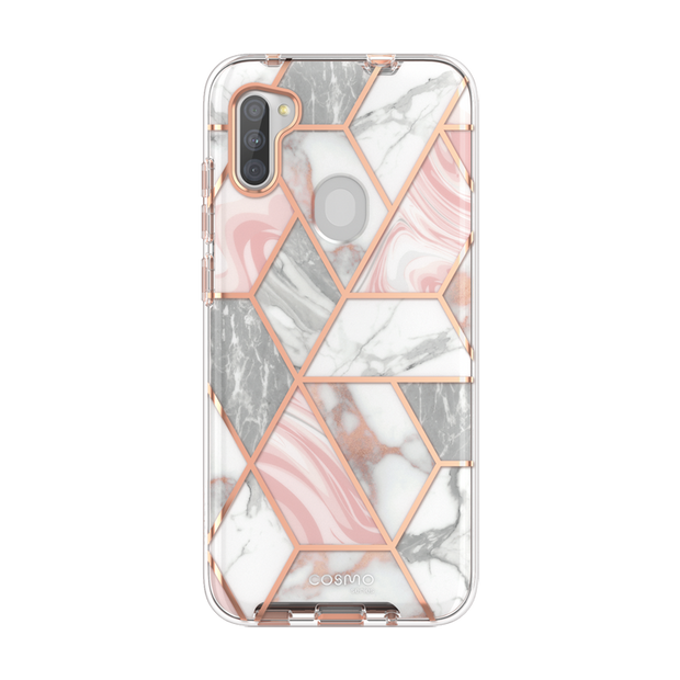 Galaxy A11 Cosmo Case - Marble Pink