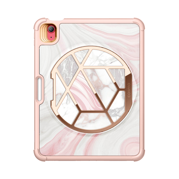 iPad 10.9 inch (2022) Cosmo Case-Marble Pink