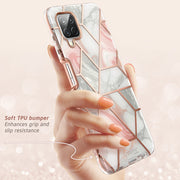 Galaxy A12 Cosmo Case - Marble Pink