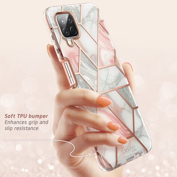 Galaxy A12 Cosmo Case(open box) - Marble Pink