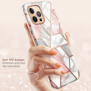 iPhone 12 Pro Cosmo Case - Marble Pink