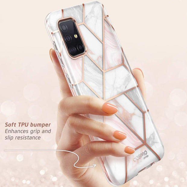 Galaxy A51 Cosmo Case - Marble Pink