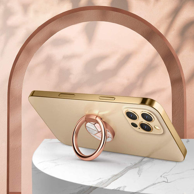 Phone Ring Holder Cosmo Snaps - Marble Pink