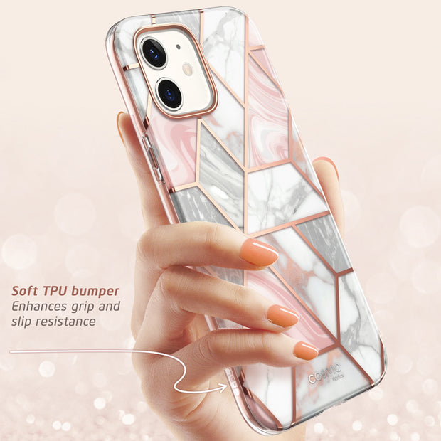 iPhone 12 mini Cosmo Case - Marble Pink