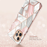 iPhone 12 Pro Cosmo Case - Marble Pink