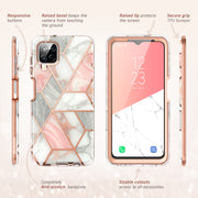 Galaxy A12 Cosmo Case - Marble Pink