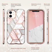 iPhone 12 mini Cosmo Case - Marble Pink