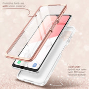 Galaxy A12 Cosmo Case - Marble Pink