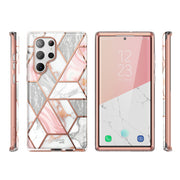 Galaxy S23 Ultra Cosmo Case - Marble Pink