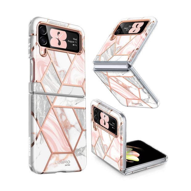 Galaxy Z Flip4 Cosmo - Marble Pink