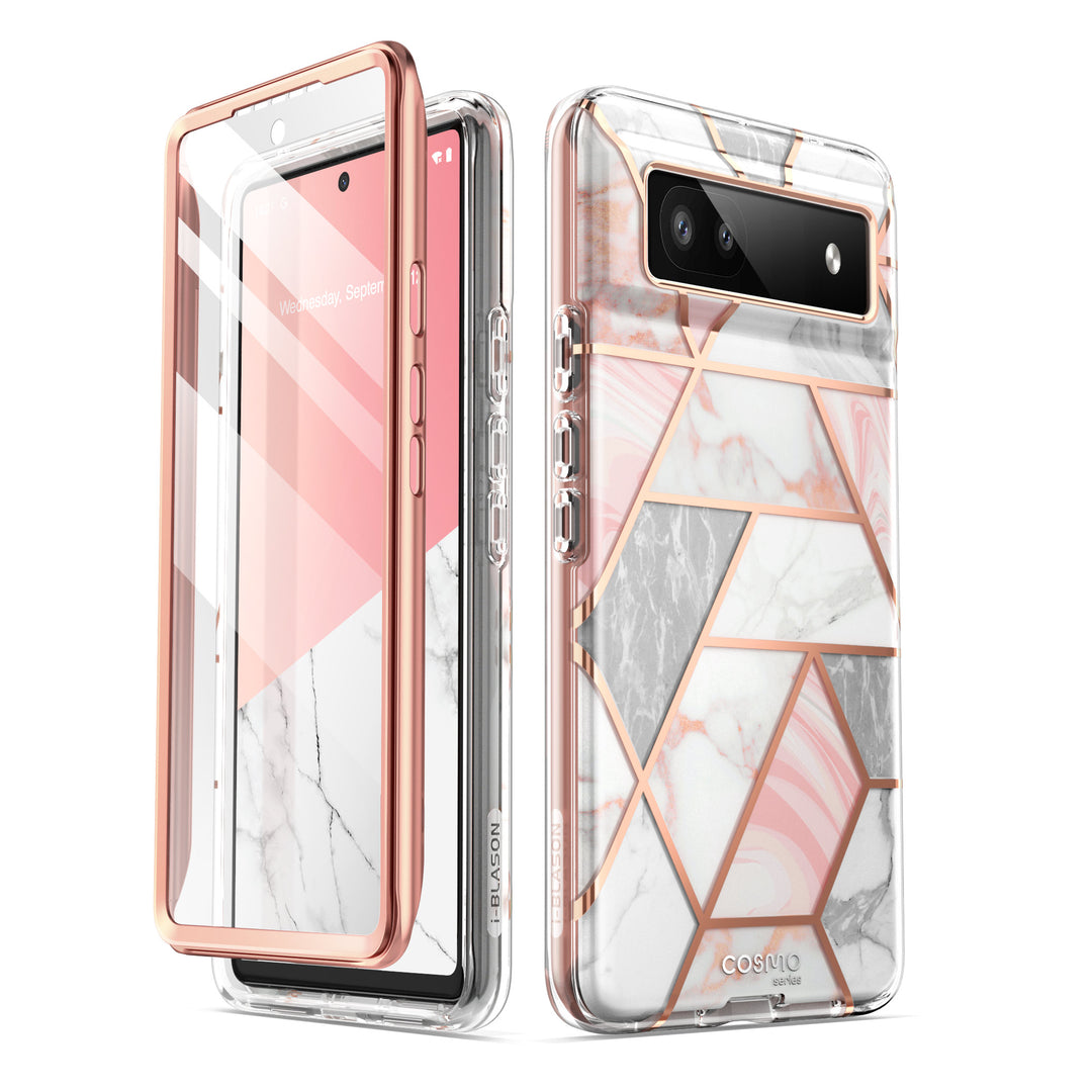 i-Blason Cosmo Series Case for Google Pixel 6A (2022) Marble Pink