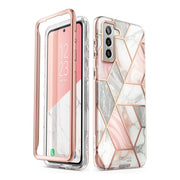 Galaxy S21 Plus Cosmo Case - Marble Pink