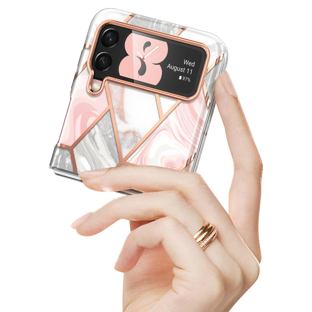 Galaxy Z Flip4 Cosmo - Marble Pink