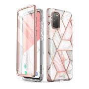 Galaxy S20 Cosmo Case (with Screen Protector) - Marble Pink