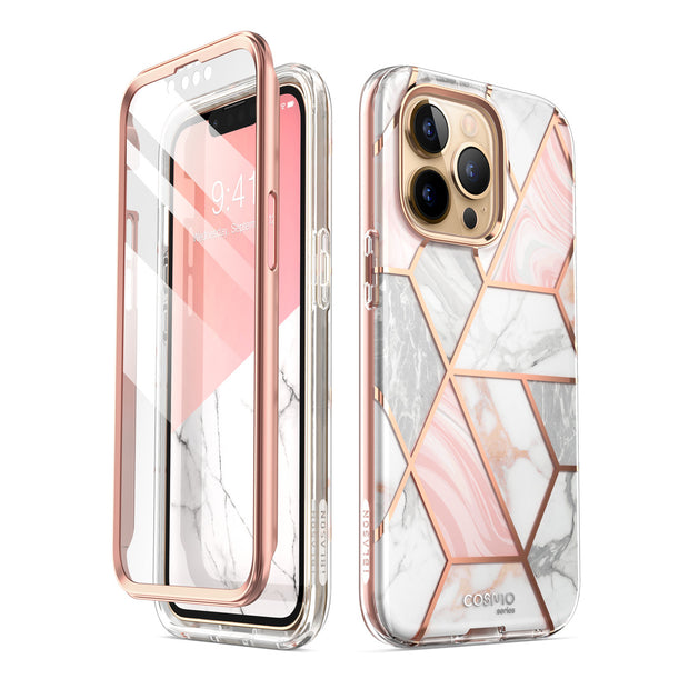 iPhone 13 Pro Cosmo Case - Marble Pink