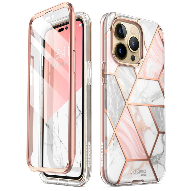 iPhone 14 Pro Max Cosmo Case - Marble Pink