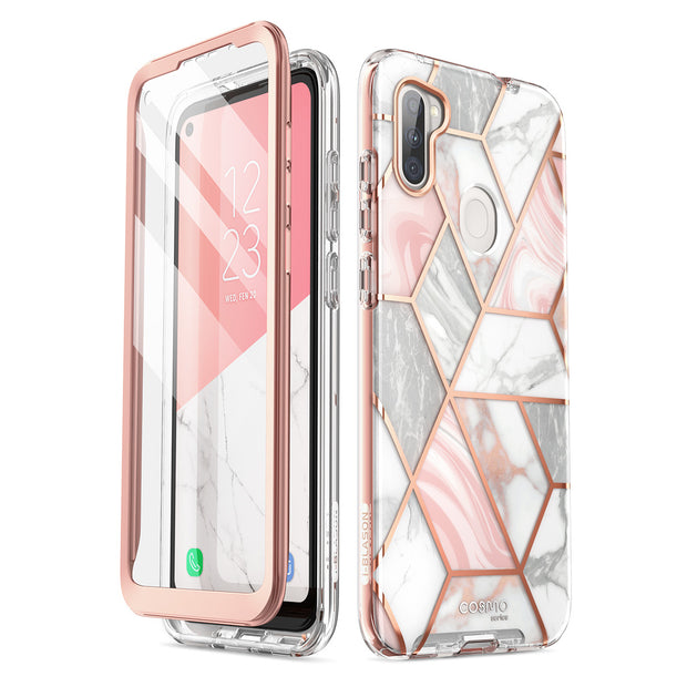 Galaxy A11 Cosmo Case - Marble Pink