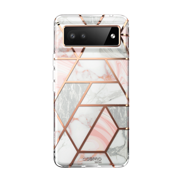 Google Pixel 6A Cosmo Case - Marble Pink