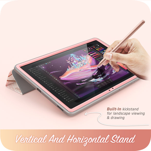 Galaxy Tab S7 FE 12.4 inch (2021) Cosmo Case - Marble Pink