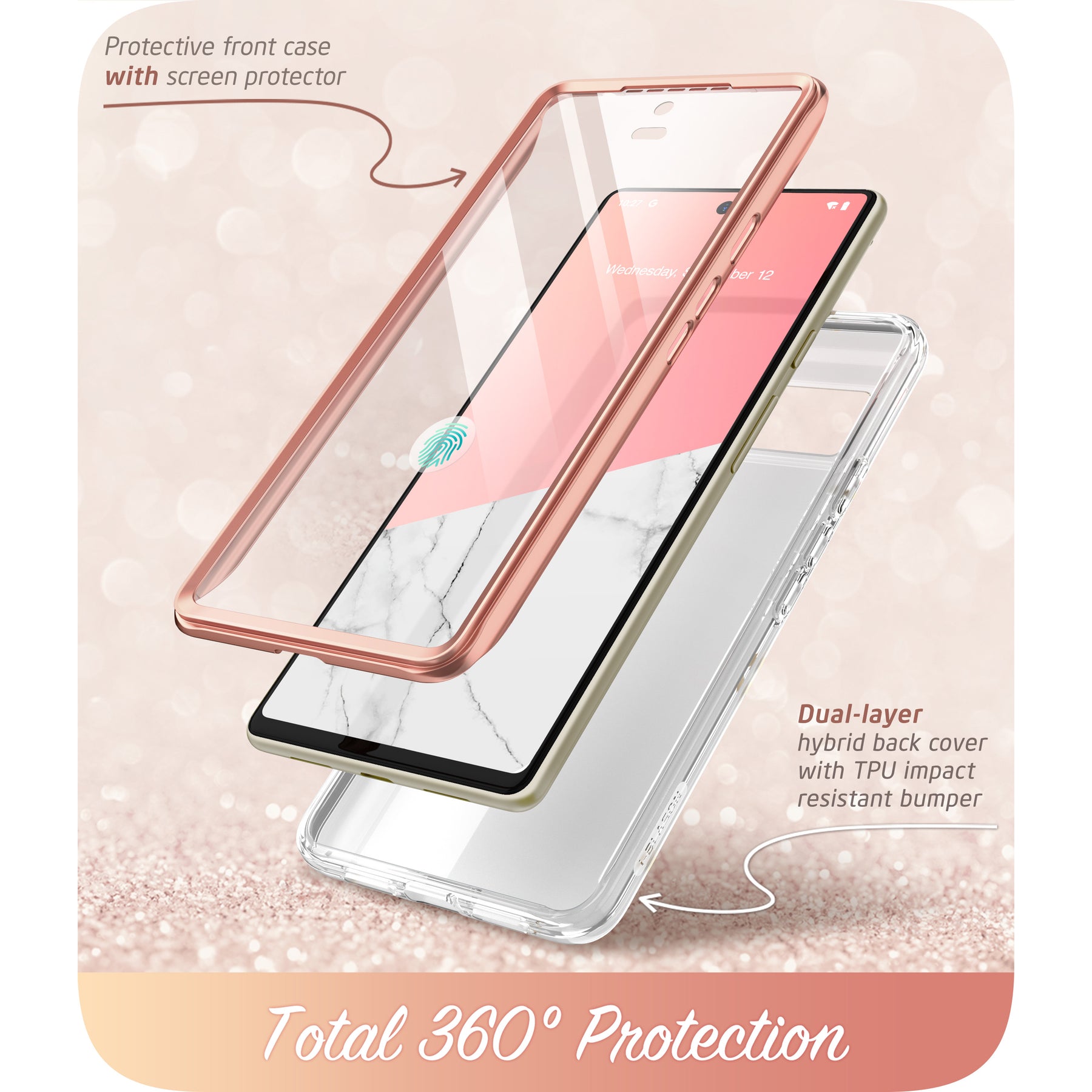 Yoedge Magnetica Trasparente Cover Per IPhone 11 Pro Max, Silicone - Foto 12