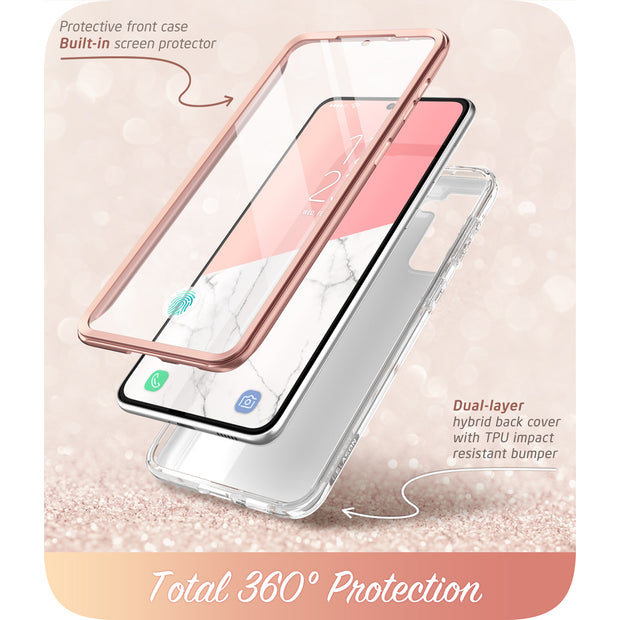 Galaxy S21 FE Cosmo Case - Marble Pink